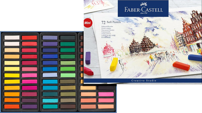 Faber-Castell Creative Studio Soft Pastels Mini – 72 Colours
