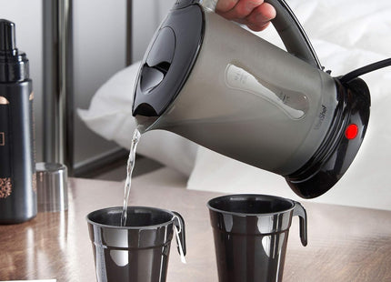VonShef 0.5L Travel Kettle – with 2 Stackable Cups, 650W, Auto Shut-Off