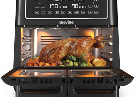 Breville Halo Flexi Digital Dual Air Fryer Oven 11L - No Basket Handle