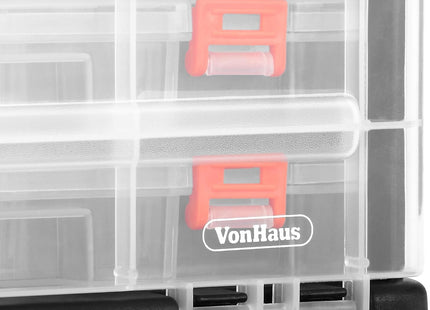 VonHaus DIY Carry Case – Portable Tool & Tackle Storage Box
