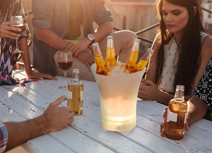 INTEMPO Ice Bucket Bluetooth Speaker – LED Party Speaker & Drinks Cooler