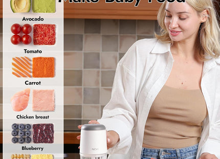 NCVI Baby Food Processor Set – Mini Baby Food Maker