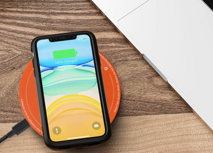Kazumi Self-Heating Ceramic Mug – 130°F Smart Cup with 15W Wireless Charger