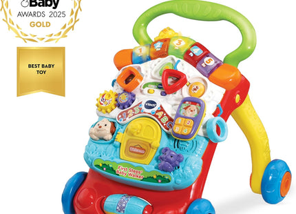 VTech First Steps Baby Walker – 2-in-1 Push Along Activity Walker