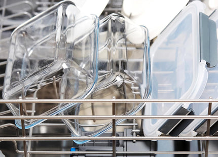 VonShef 5-Piece Glass Food Container Set – 1L Meal Prep Boxes