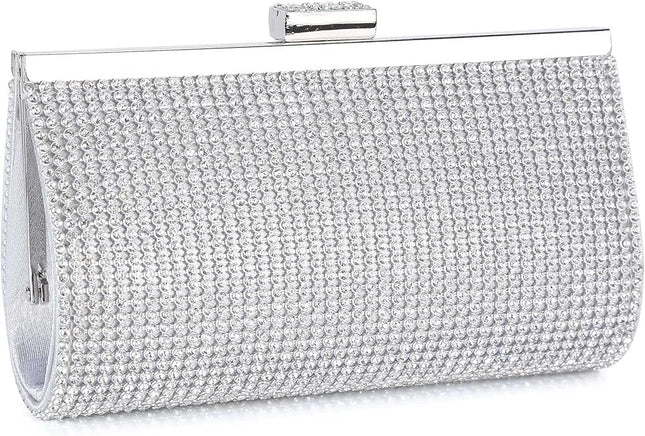Rhinestone Clutch Bag – Women’s Crystal Evening Purse