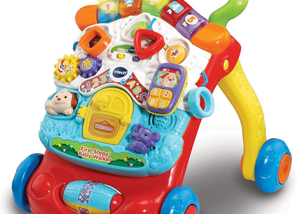 VTech First Steps Baby Walker – 2-in-1 Push Along Activity Walker