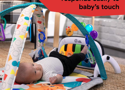 Baby Einstein 4-in-1 Kickin’ Tunes Play Gym – Activity Mat with Piano & Sensory Toys