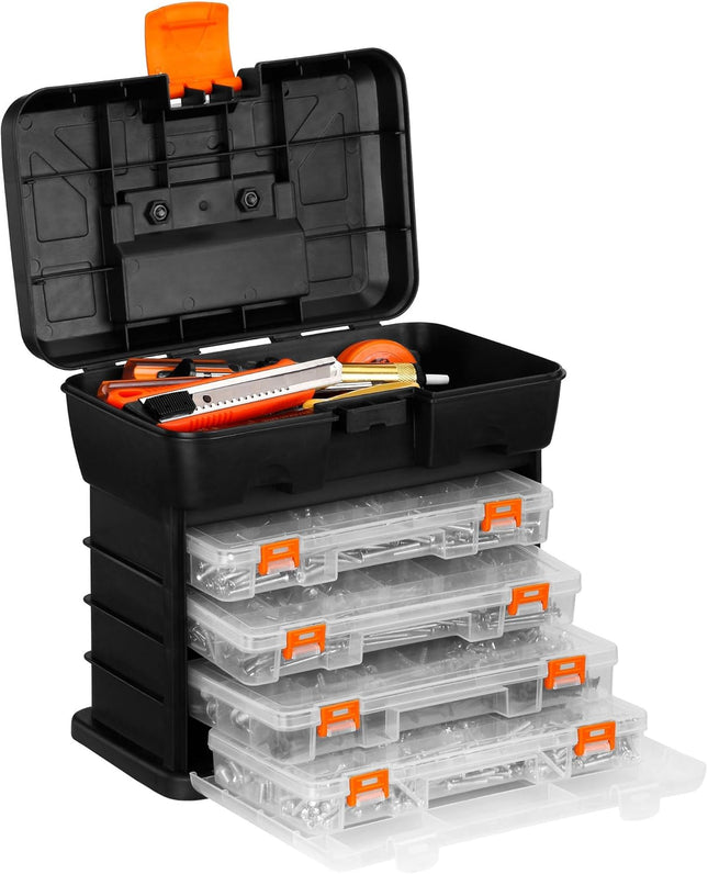 VonHaus DIY Carry Case – Portable Tool & Tackle Storage Box