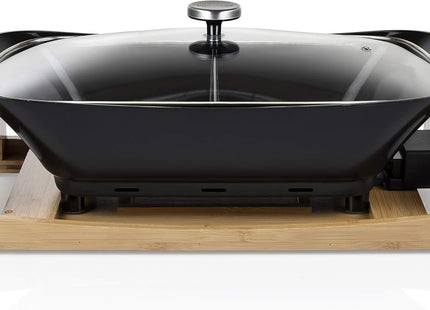 Princess Multi Cook Tabletop Cooker & Buffet Server – 4L, 1600W, Bamboo Stand