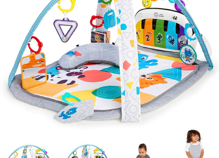 Baby Einstein 4-in-1 Kickin’ Tunes Play Gym – Activity Mat with Piano & Sensory Toys