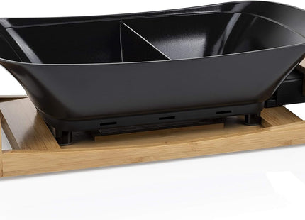 Princess Multi Cook Tabletop Cooker & Buffet Server – 4L, 1600W, Bamboo Stand