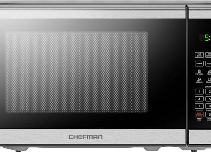 Chefman 20L 800W Microwave Oven with Mirror Finish – Digital Controls - Black