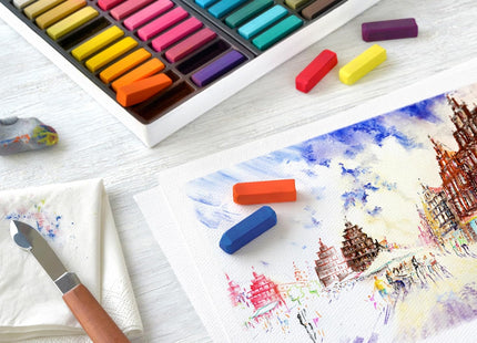 Faber-Castell Creative Studio Soft Pastels Mini – 72 Colours