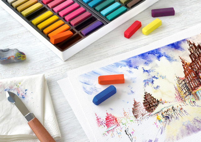 Faber-Castell Creative Studio Soft Pastels Mini – 72 Colours