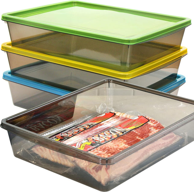 Youngever 3 Pack 5L Food Storage Containers – Large BPA-Free Plastic Containers