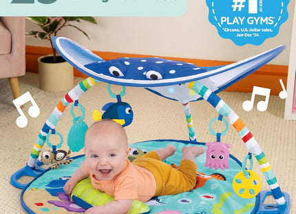 Bright Starts Disney Baby Finding Nemo Activity Gym – Ocean Lights Play Mat with Music