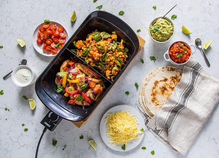 Princess Multi Cook Tabletop Cooker & Buffet Server – 4L, 1600W, Bamboo Stand