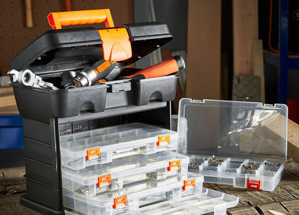 VonHaus DIY Carry Case – Portable Tool & Tackle Storage Box