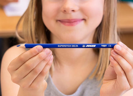 JOLLY Superstick Delta 3003-0014 – 24 Triangular Colouring Pencils