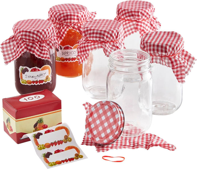 VonShef Jam Making Kit – 9L Induction Safe Maslin Pan (Label Not Included)