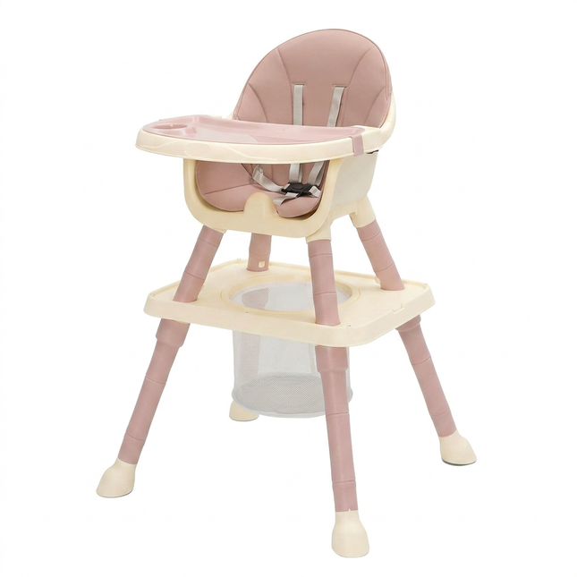 Ark miido 7-in-1 Baby High Chair Pink – Adjustable Feeding Chair - Used