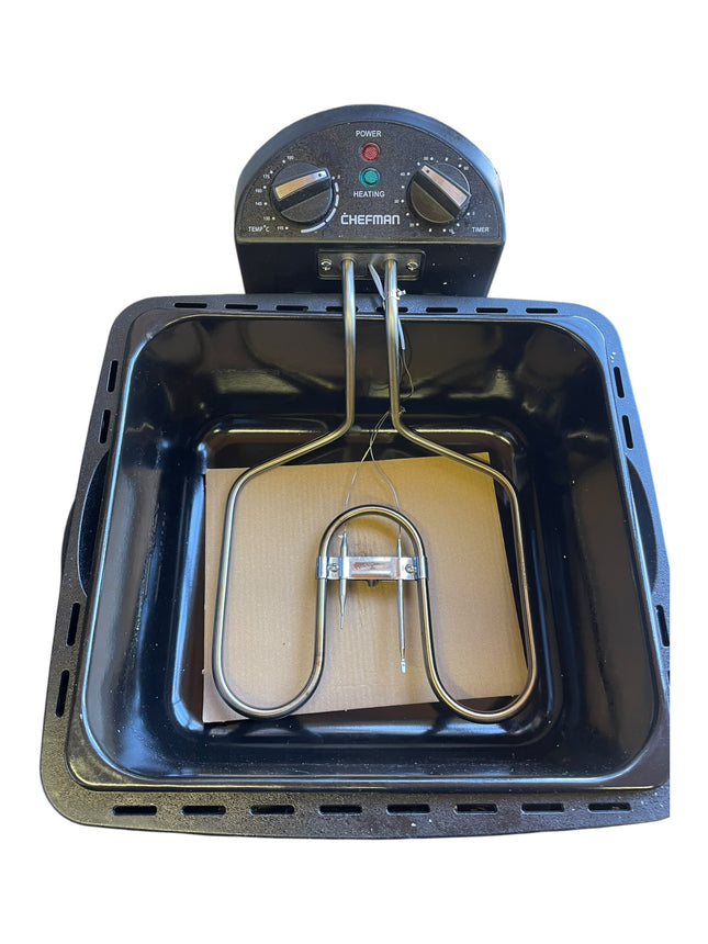 Chefman 4.3L Deep Fat Fryer 2000W – XL Stainless Steel Fryer - Used