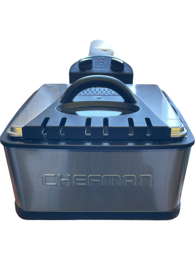 Chefman 4.3L Deep Fat Fryer 2000W – XL Stainless Steel Fryer - Used