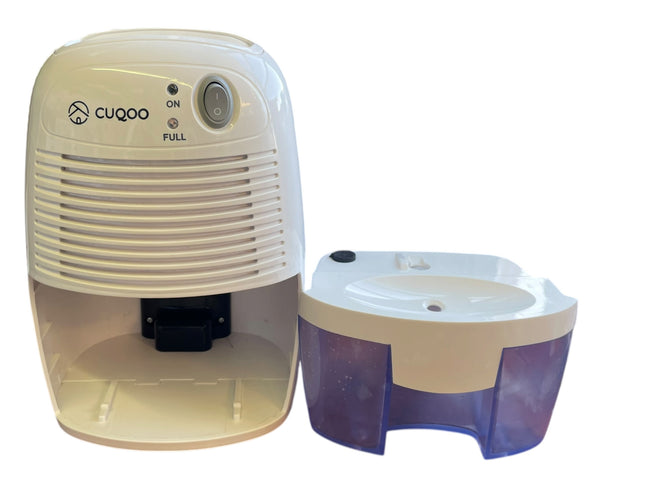 CUQOO 500ml Mini Dehumidifier – Portable Quiet Moisture Absorber - Used