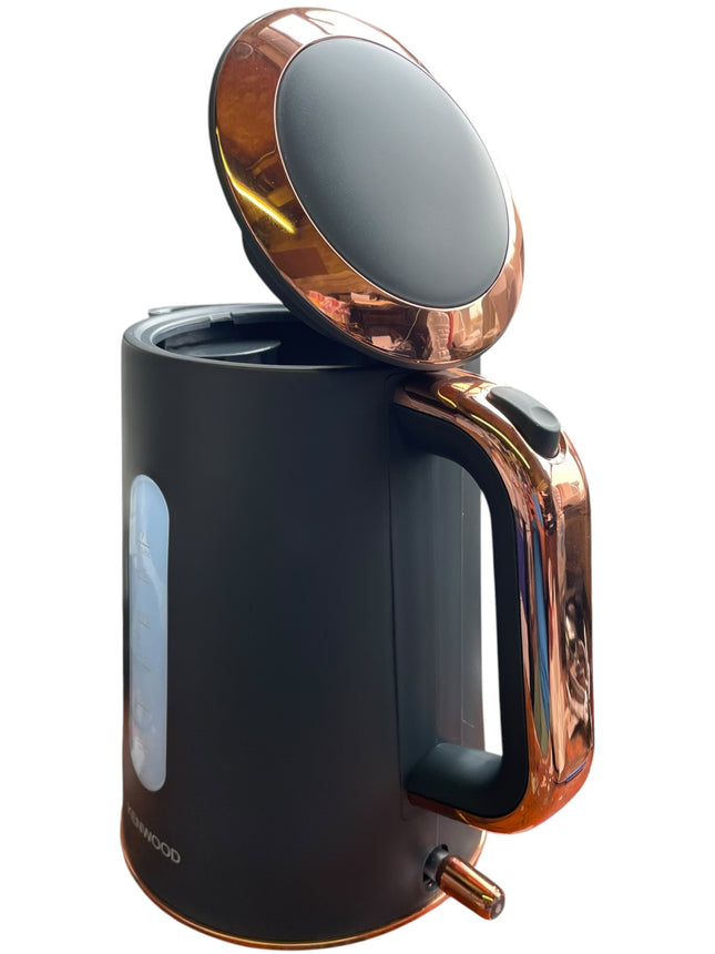 Kenwood Abbey Lux 1.7L Kettle, 3000W Dark Grey & Rose Gold - Used
