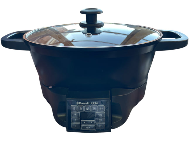 Russell Hobbs Good To Go 6.5L Multi Cooker, Digital Slow Cooker, Black - Used