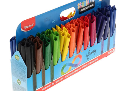 Maped Infinity Colouring Pencils – School Set, Pack of 144