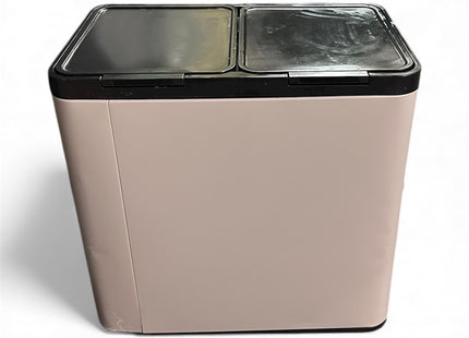 John Lewis 2 Section Recycling Bin with Handles – 40L Dual Compartment - Used