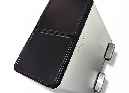 John Lewis 2 Section Recycling Bin with Handles – 40L Dual Compartment - Used