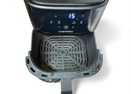 Chefman 5.7L Compact Air Fryer with Hi-Fry Technology – Black (Used)