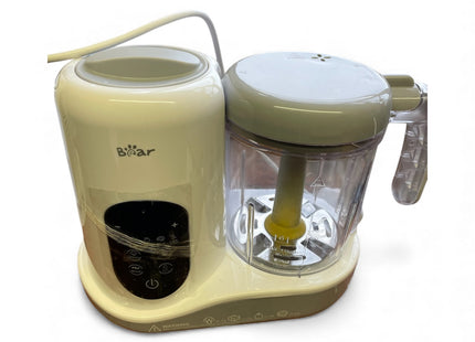 Bear One-Step Baby Food Maker & Steamer Blender – 400ml  (Beige) - Used