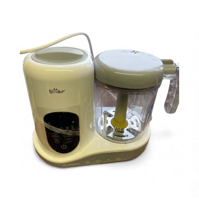 Bear One-Step Baby Food Maker & Steamer Blender – 400ml  (Beige) - Used
