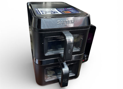 Salter VertiCook View Air Fryer – 9L Dual Drawer Vertical Design, Black - Used
