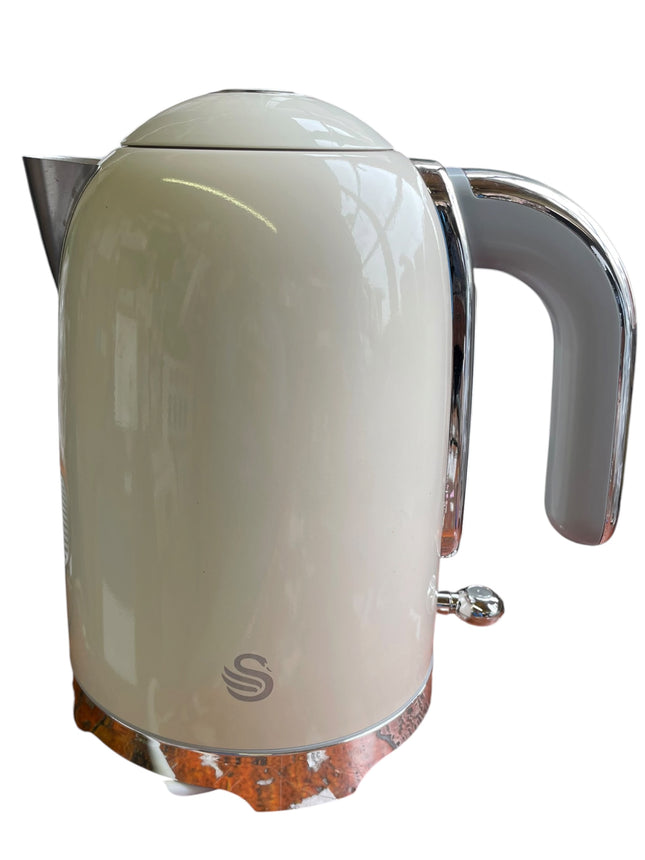 Swan Solace 1.7L Cordless Kettle, 3000W Fast Boil, Cream - Used