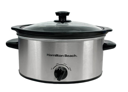 Hamilton Beach The Comfort Cook 3.5L Slow Cooker – Silver