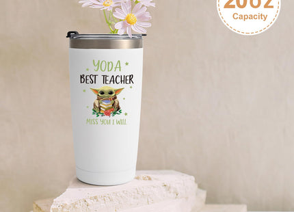Livole 20oz Insulated Travel Tumbler – Funny Thank You Gift for Teachers & Mentors