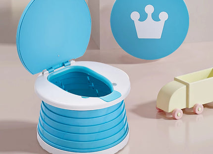 Blue Travel Portable Foldable Potty Seat for Children