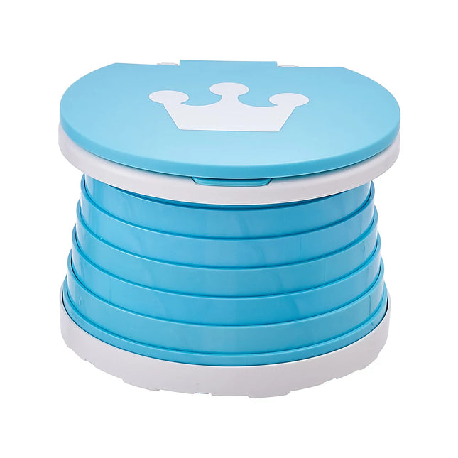 Blue Travel Portable Foldable Potty Seat for Children
