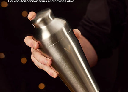 VonShef Parisian Cocktail Set – 6-Piece Brushed Silver Mixology Kit