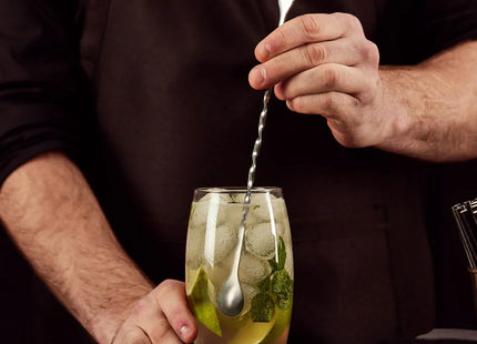 VonShef Parisian Cocktail Set – 6-Piece Brushed Silver Mixology Kit