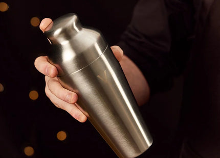 VonShef Parisian Cocktail Set – 6-Piece Brushed Silver Mixology Kit