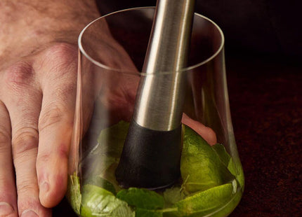 VonShef Parisian Cocktail Set – 6-Piece Brushed Silver Mixology Kit