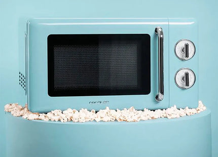 Cecotec ProClean 3110 Retro Microwave – 20L, 700W, Blue, EU Plug