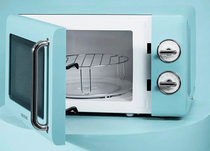 Cecotec ProClean 3110 Retro Microwave – 20L, 700W, Blue, EU Plug