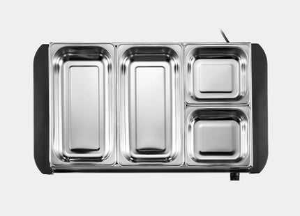 VonShef 2-in-1 Buffet Food Server – Adjustable Temperature Control